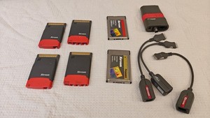 Lot of 7 Xircom Network Interfaces