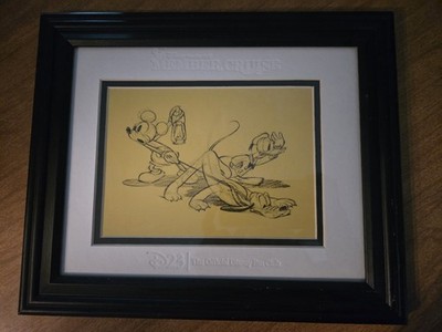 Disney Studio artist recruitment ad illustration 1937 Print D23 / Cruise Frame