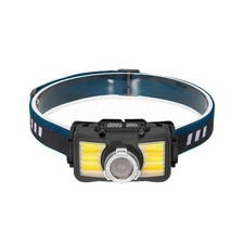 E-SMARTER W6100A Mini lampe frontale LED avec capteur COB noir pour l'extérieur