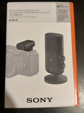 Sony ECM-S1 Wireless Streaming Microphone for PC, mobile and cameras