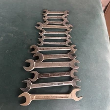 Vintage SAE Open End Wrenches Craftsman & Other USA Made Mixed Lot 1/2” To 1”