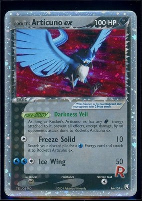 Pokemon EX TEAM ROCKET RETURNS - #96/109 Rocket's Articuno ex - ENG - MP