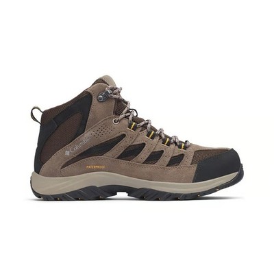 Columbia Men's Crestwood Mid Waterproof Hiking Boots Cordovan - Medium US
