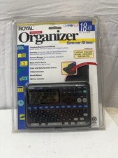 Vintage Royal DM118 Plus Personal Organizer 18KB Electronic PDA New Sealed