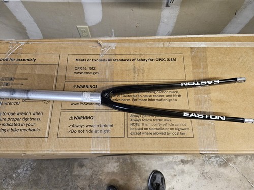 Easton EC70 Carbon 700c Fork 1 1/8 in Threadless Road Caliper QR Black