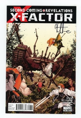 X-Factor #206 NM+ Signed Valentine de Landro 2010 Marvel Comics