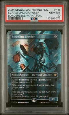 MAGIC THE GATHERING FOUNDATIONS 415 SCRAWLING CRAWLER BORDERLESS