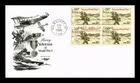 US COVER WORLD WAR I VETERANS FDC SCOTT 2154 BLOCK OF 4 ARTMASTER CACHET