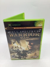 Full Spectrum Warrior Xbox Complete CIB TESTED