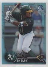 2016 Bowman Draft Chrome Picks Sky Blue Refractor JaVon Shelby #BDC-21 s3g