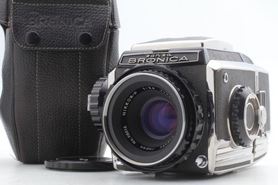 【NEUWERTIG mit Tasche】 Zenza Bronica S2 6x6 Filmkamera mit Nikon Nikkor-P...