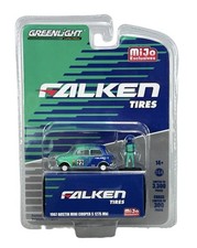GREENLIGHT FALKEN 1967 AUSTIN MINI COOPER S + FIGURE 1:64 NEW DIECAST MODEL