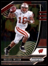Russell Wilson 2020 Panini Prizm Draft Picks #86 Wisconsin Badgers NFL READ