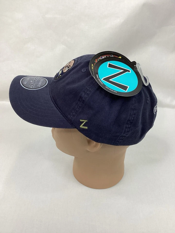Gorra de béisbol CSUMB Otters Tokyodachi Zephyr Chibi Mascota azul marino ajustable nueva con etiquetas Foto 2 de 4