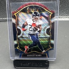 2020 Panini Select Derrick Henry #41 Tri-Color Die Cut Prizm Tennessee Titans