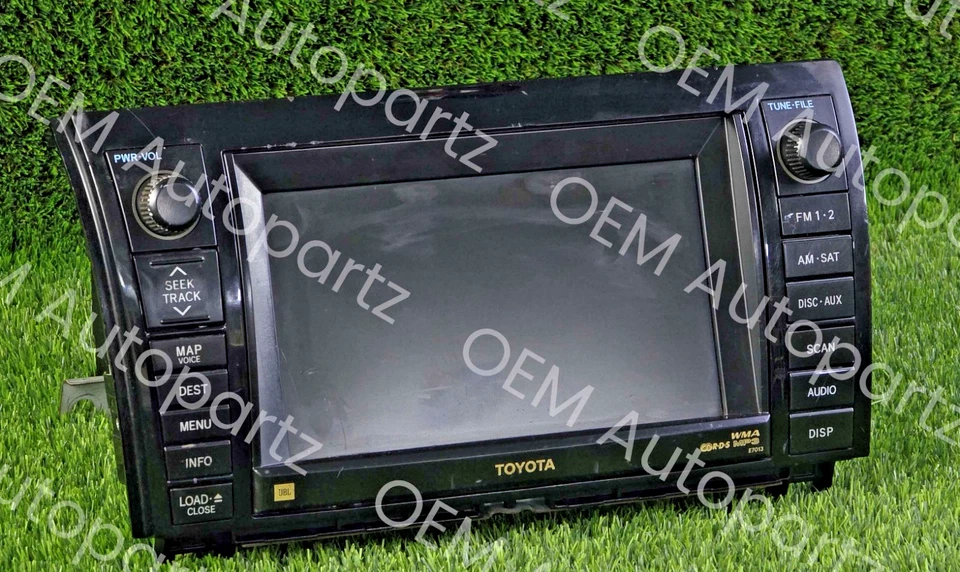 Unidad de visualización de navegación JBL 86120-0C220 ID E7013 OEM Toyota SEQUOIA 2007-2009 Foto 2 de 4