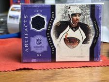 2011-12 UD ARTIFACTS EVANDER KANE JERSEY GAME USED Treasured Purple TS-EK Jets