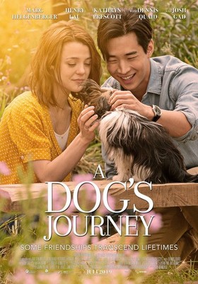 A Dog S Journey 2019 10 Filmposter Kunstdruck Fan Cyberpunk minimalistische Deko Ae