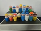 Vintage Fisher Price Little People Lot Of 15 Read