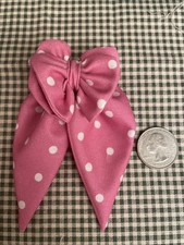 Hair Bow With Barrette