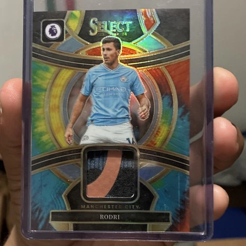 Panini 2023-24 Select Premier League Rodri Manchester City Swatches Prizm #18/25