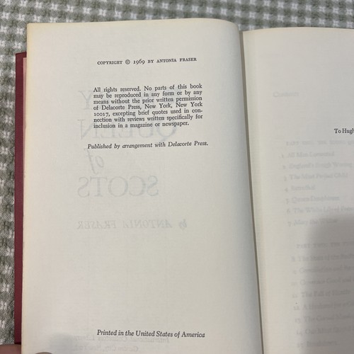 Mary Queen of Scots by Antonia Fraser copyright 1969 #S7 - Picture 6 of 8