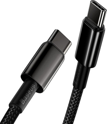 Baseus USB C Cable, 100W PD 5A QC 4.0 Fast Charging USBC to USBC Cable, Zinc All