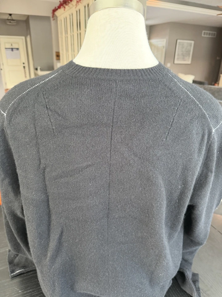 Rag & Bone Men's Cashmere Swewater in Eggplant. Size XL EUC - Image 4 of 4