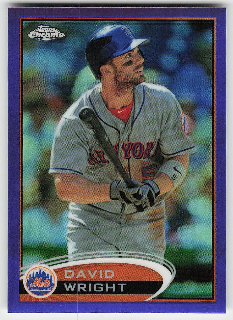 2012 Topps Chrome #41 David Wright BASEBALL New York Mets