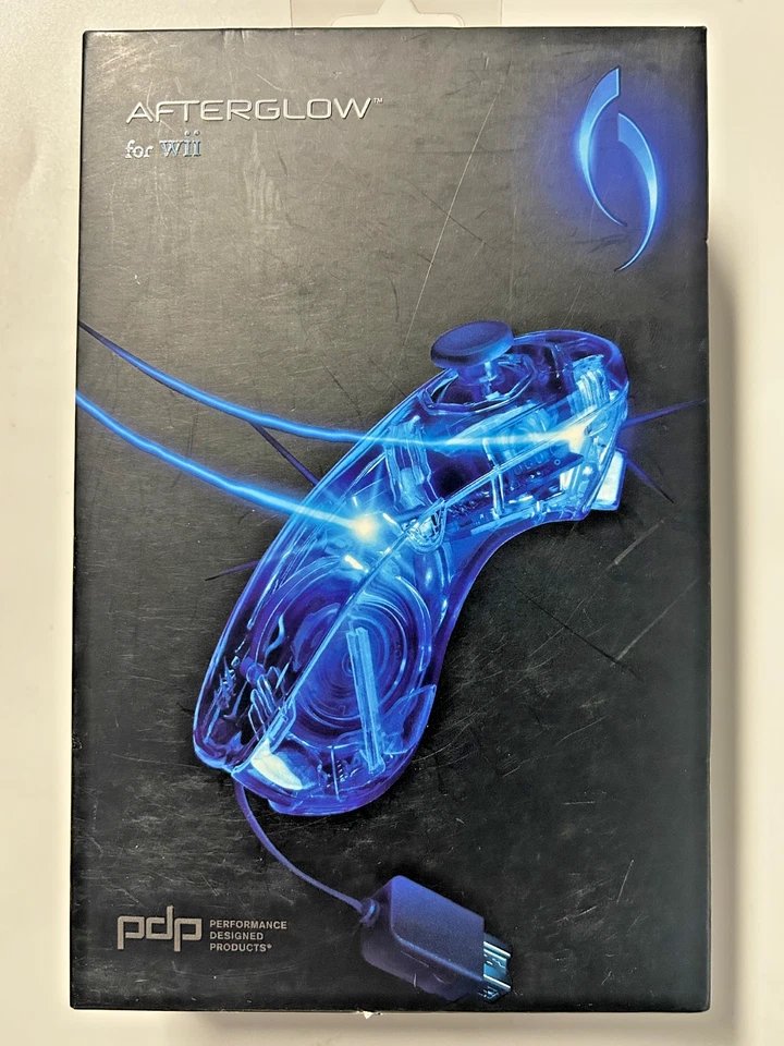 PDP Afterglow Nunchuck Controller for NINTENDO WII WII U Red AW.2 PL7603 - Image 2 of 3