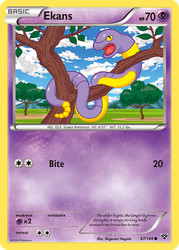 Ekans 47/146 XY Base Set Reverse Holo Common