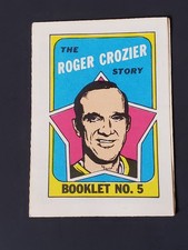 1971-72 TOPPS ROGER CROZIER  BOOKLET HOCKEY NHL Story Booklet #5