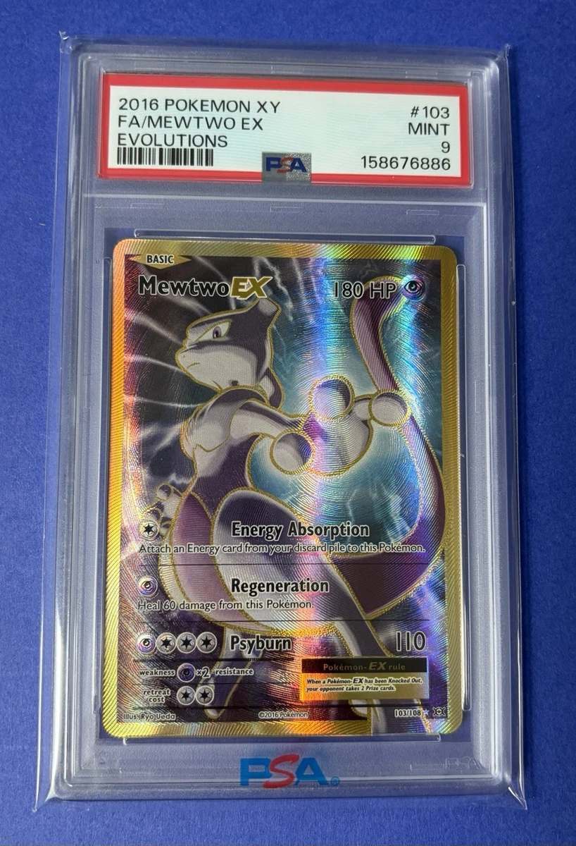 Mewtwo Pokémon TCG Professional Sports Authenticator (PSA) Grade 9