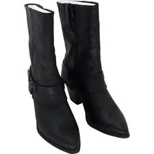 Baretraps Yamura Black Midi Boots for Women Size 9M