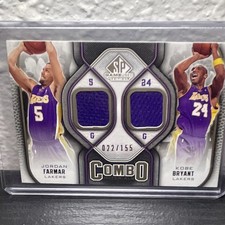 Upper Deck 2009-10 SP Game Used Combo Kobe Bryant Farmar #CM-FB /155 Lakers
