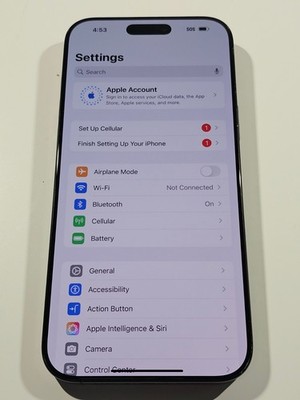 Apple iPhone 16 Pro Max 256GB A3084 Black Titanium Unlocked 94% Battery 5517