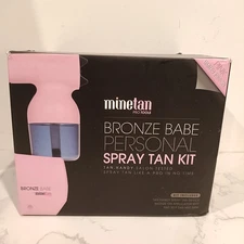 MineTan At-Home Personal Spray Tan Gun Mobile Body Tan Machine  Working Pink Ltd