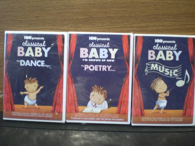 HBO presents Classical Baby DVD Lot of 3 Music, Dance, Poetry | eBay