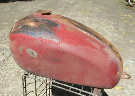 TRIUMPH 500 T100R T100C GAS TANK