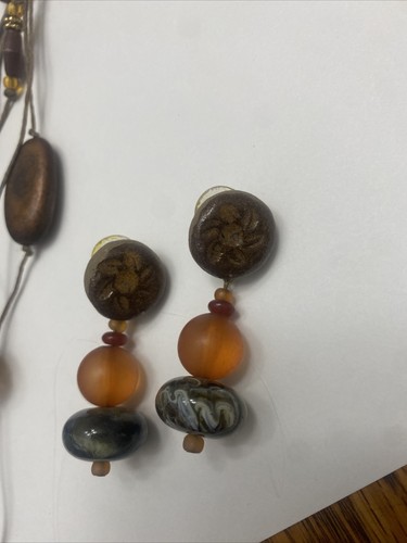 Teresa Goodall Perlen (2) Halsketten & (2) Ohrringe Boho Set - Bild 2 von 9