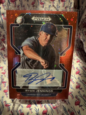 Ryan Jennings - #63/99 - AUTO - RED DONUT CIRCLES - 2022 Panini Prizm Draft 128