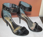 Jennifer Lopez Women's Size 8 Black Stiletto Peep toe High Heels Shoes — photo 2