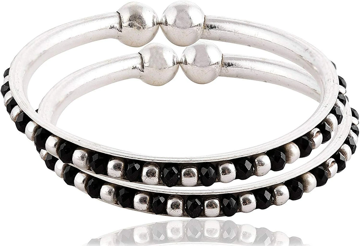Sterling Silver Baby Bangles Baby Kada Bacha Kada Born Baby