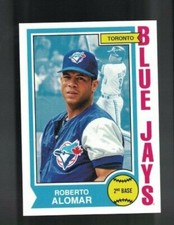 Roberto Alomar 2019 Topps Throwback Thursday 1974 BASKETBALL Card #131 BLUE JAYS