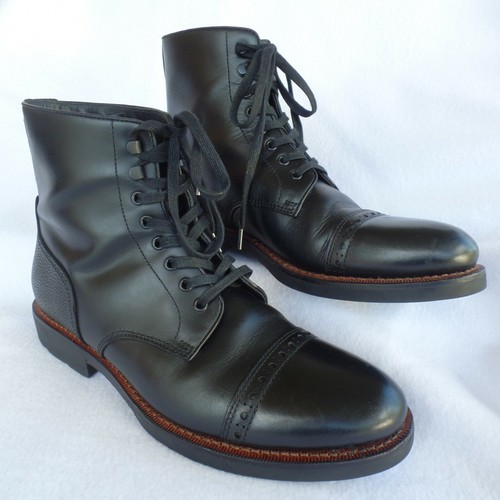 coach bleecker cap toe boots