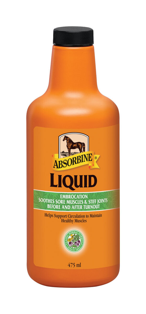 Absorbine Liniment Liquid for Horses Soothes Sore Muscles/Joints