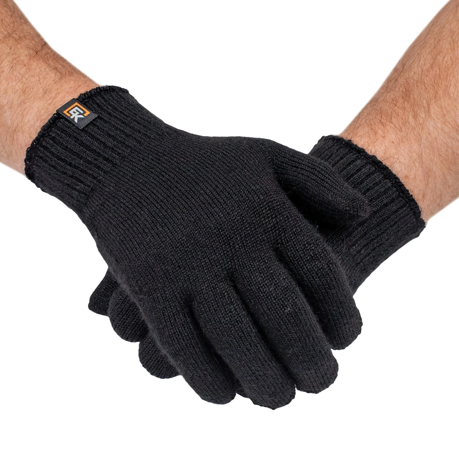 Alpaca Knit Gloves - Made in the USA - Super Soft Baby Alpaca - Large