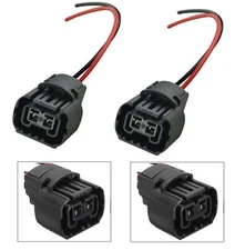 Wire Pigtail Female PS19W 5201 12085 Two Harness DRL Daytime Bulb Connector Plug