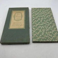 Love Poems A Garland 1940s or 50s Peter Pauper Press Hardcover with Slipcase EUC