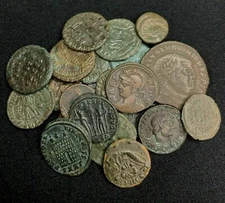Ancient Roman Bronze Coin (High Grade) + 100 yr. Old U.S. Penny, Bonus!